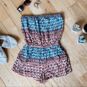 Strapless Romper